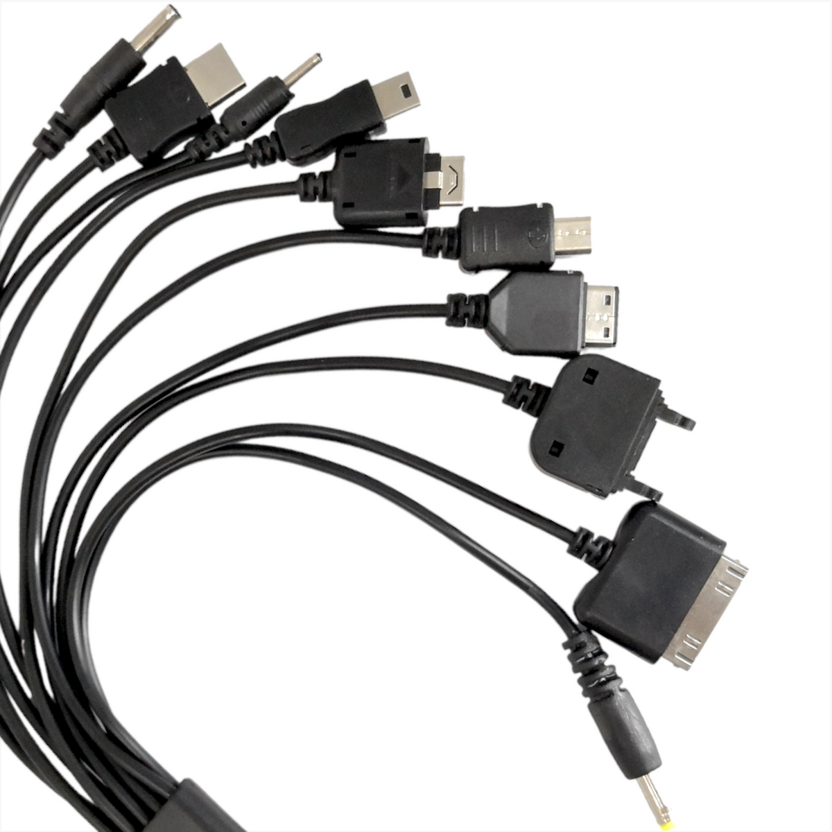 Cable USB Multicargador Para Celulares Tipo Pulpo Usb 10 En 1