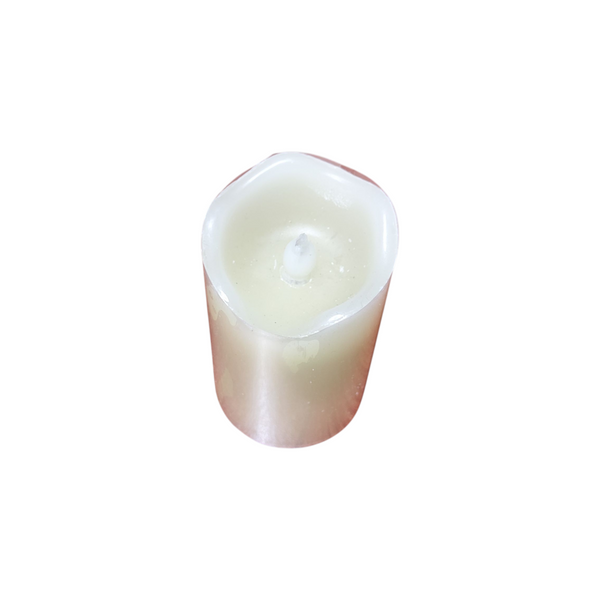 Vela luz led decorativa de plastico 7.5cm