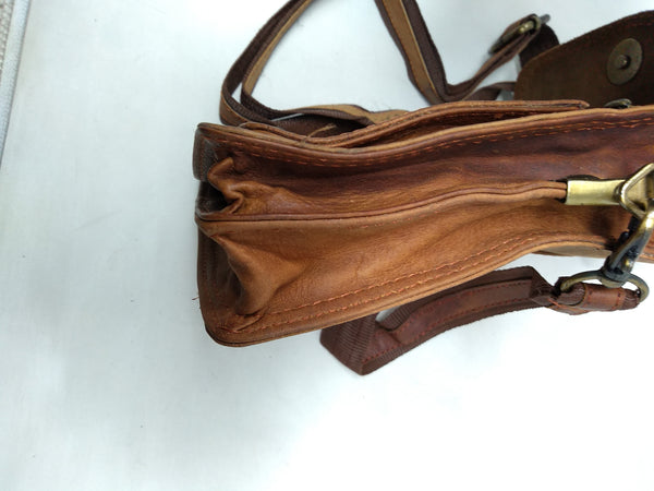 BOLSA CHICA BANDOLERA MARICONERA DE PIEL PARA HOMBRE