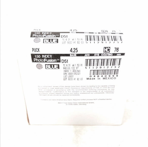 Lentes semiterminados Zeiss photo fusión