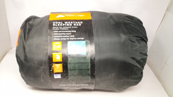 Saco bolsa para dormir clima fresco ozark trail WM40217