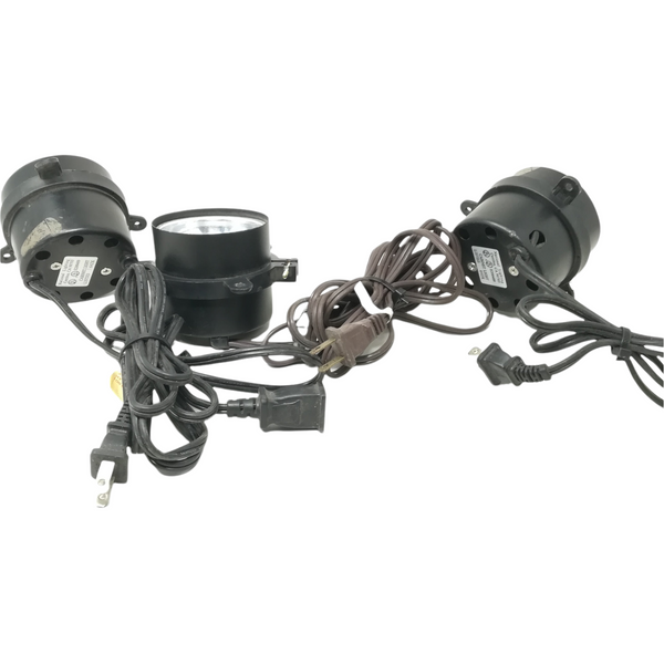 Juego de 3 Portalampara de Gabinete para foco halógeno