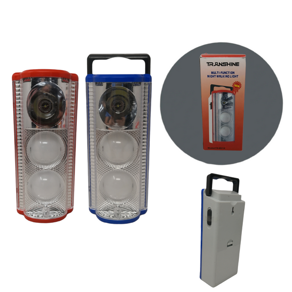 Lámpara linterna  de mano de emergencia multifuncion Transhine