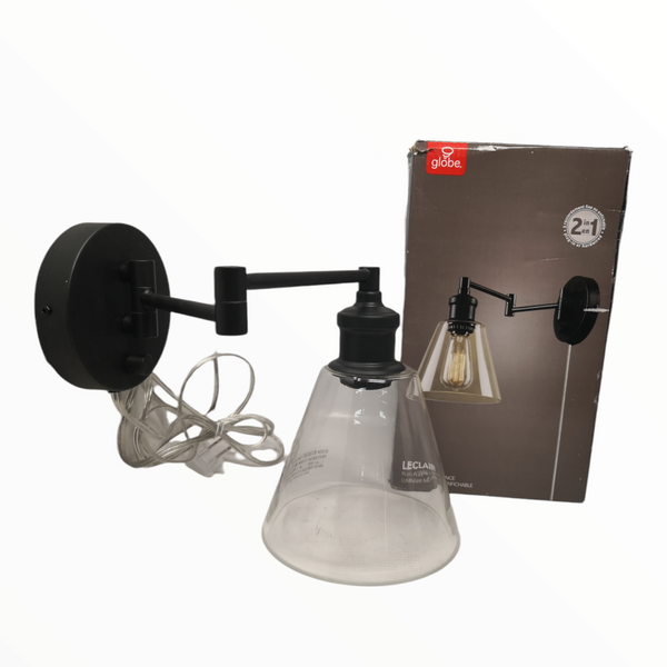 Lámpara de Pared Interiores bronce oscuro Globe Sin foco