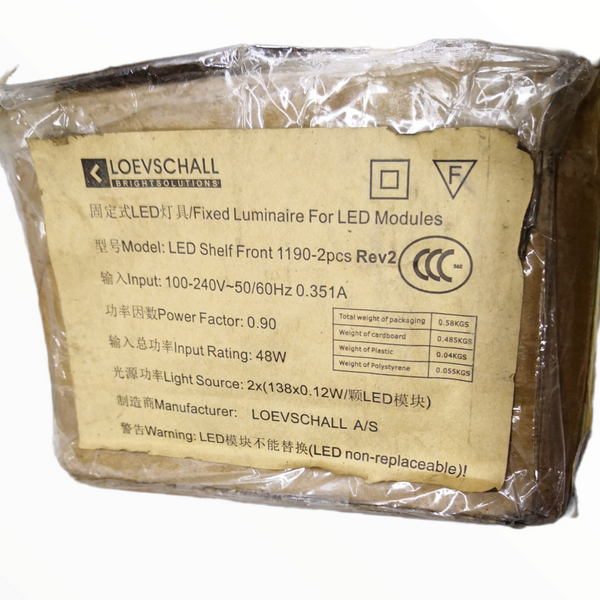 Lámpara luces led para rack metálico exhibición 2 pz