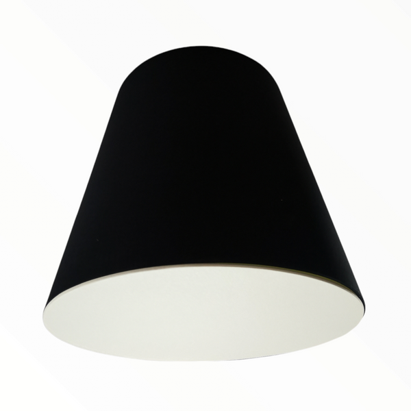 Lámpara colgante luz LED decorativa pantalla negra Europea