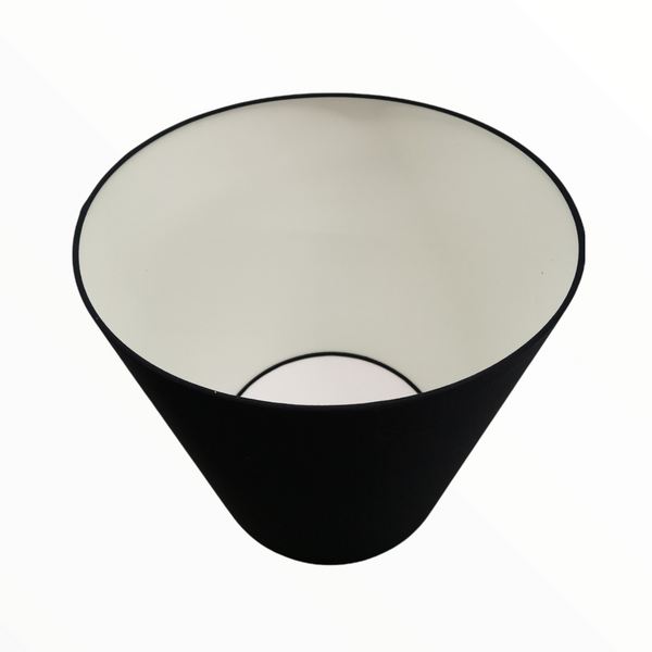 Lámpara colgante luz LED decorativa pantalla negra Europea