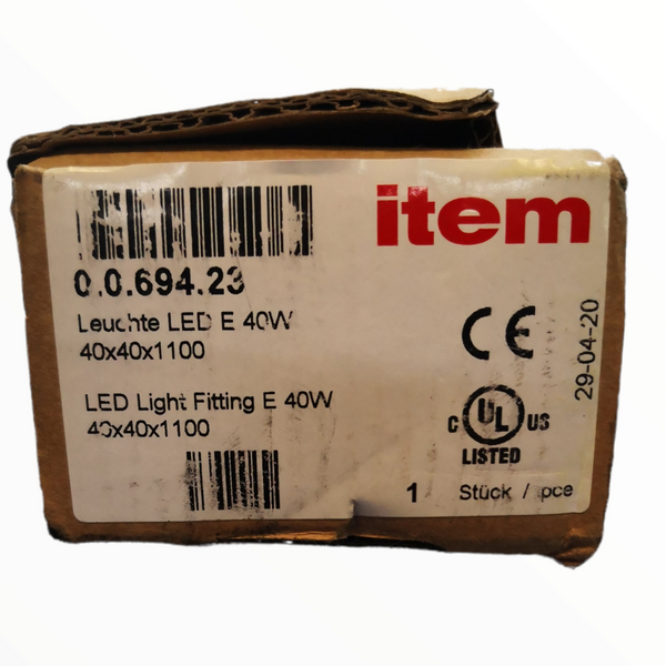 Lámpara luz led de techo armario gabinete 40w 108 cm