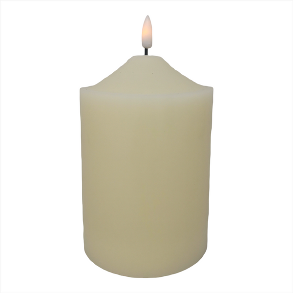 Vela Decorativa Alta Luz Led Santini de Pilas 17x10 cm