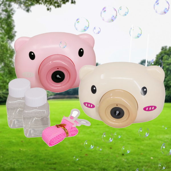 Juguete Camara de Burbujas Cerdito