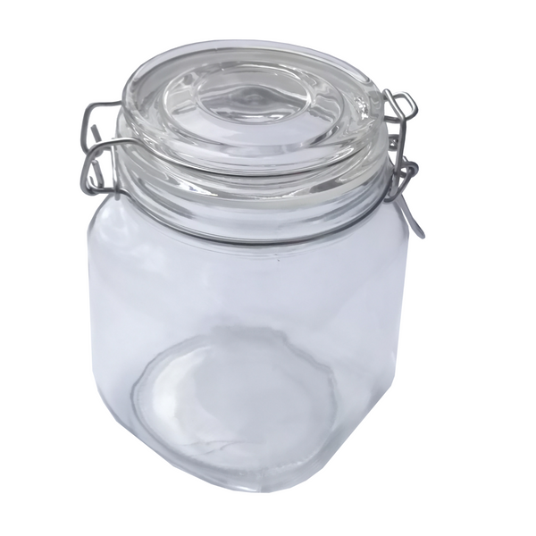 Tarro Hermetico tapa Frasco Vidrio 500-1500ml pack Mayoreo