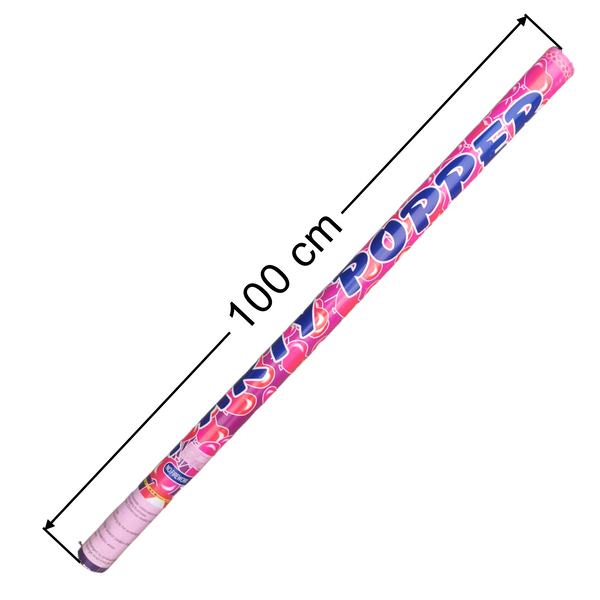Bazuca lanzador Confeti Cañon party popper 100cm pack 5
