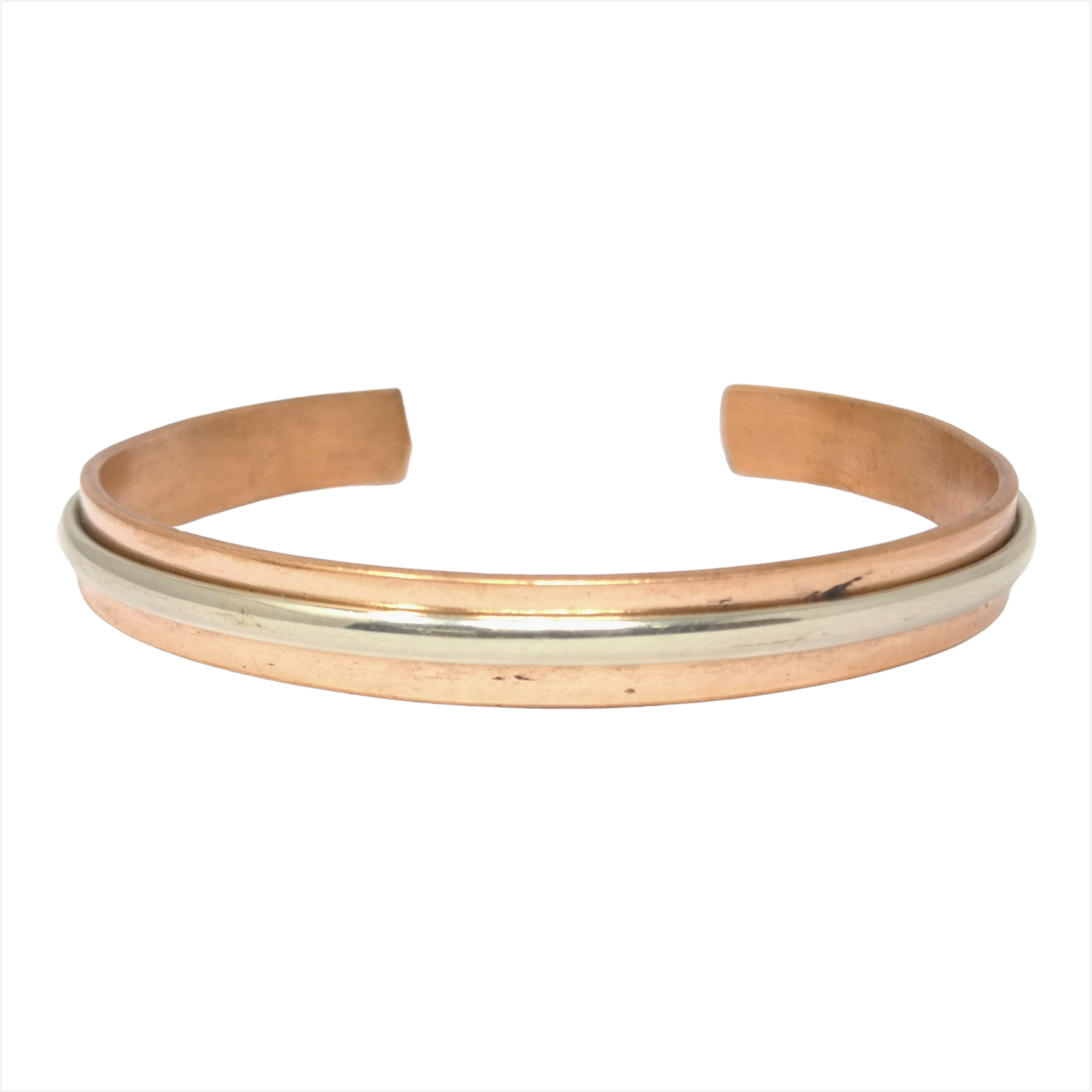 Pulsera brazalete delgado unisex bronce laton czn moda 1pz