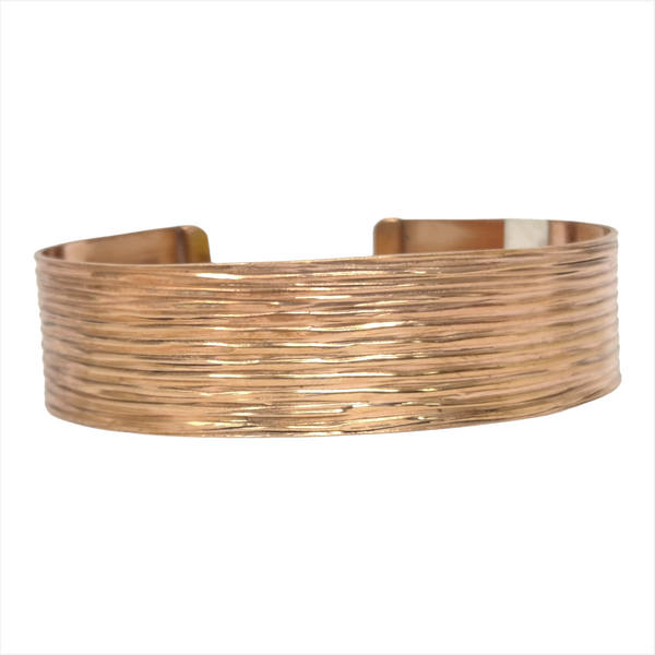 Pulsera brazalete Ancha unisex bronce laton czn moda 1pz