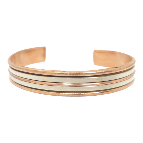 Pulsera brazalete delgado unisex bronce laton czn moda 1pz