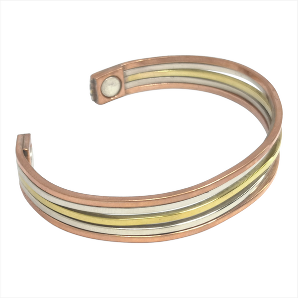 Pulsera brazalete delgado unisex bronce laton czn moda 1pz