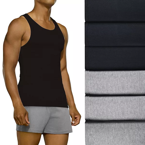 Camiseta Interior Hombre Algodon Fruit of the Loom 3pz