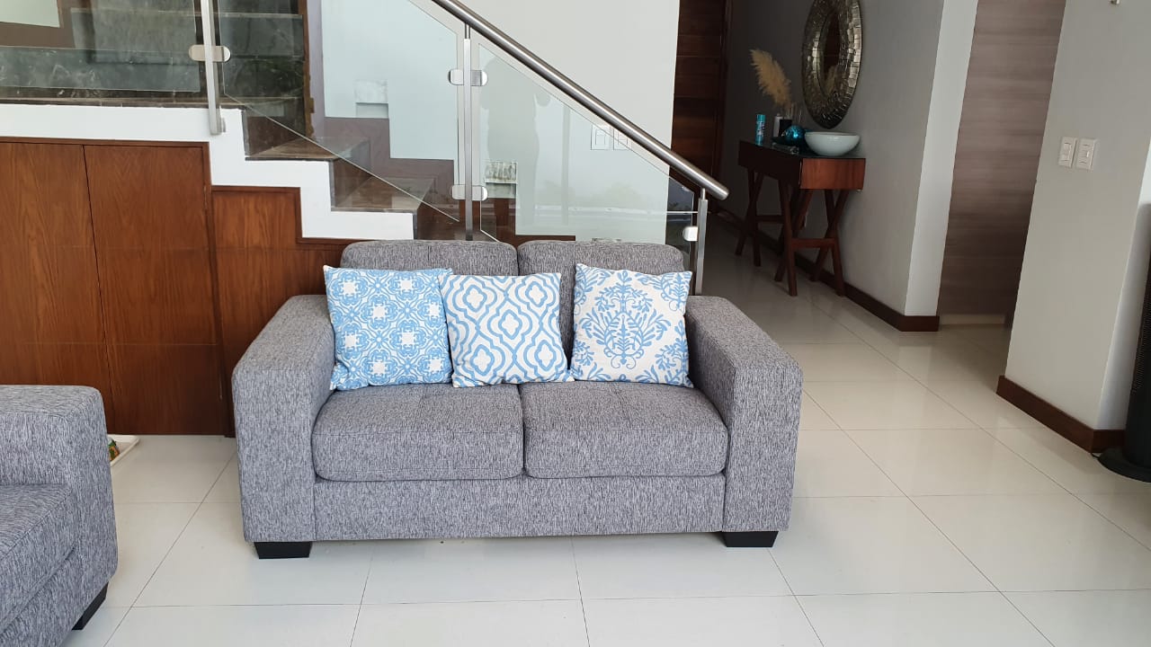 Sofa 2 Personas Moderno Couch Sillon F19 2s Importacion.