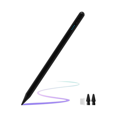 Lapiz optico para ipad con rechazo de palma negro