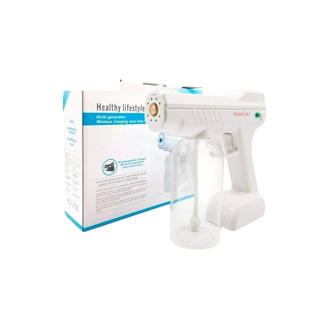 Pistola Sanitizante Desinfectante Recargable Con Luz Ultravioleta DS350