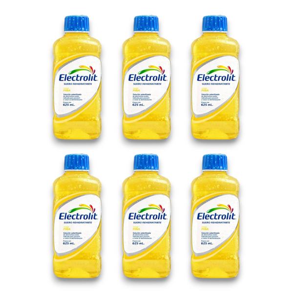 Electrolito sabor piña 12 botellas 625ml