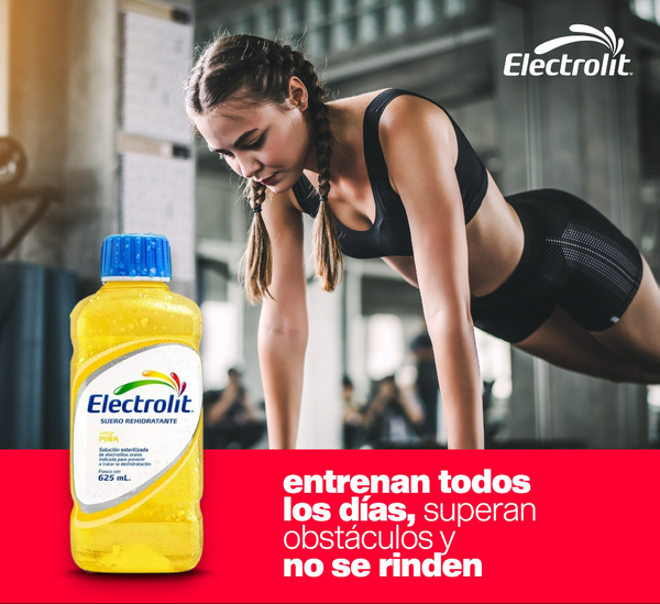 Electrolito sabor piña 12 botellas 625ml