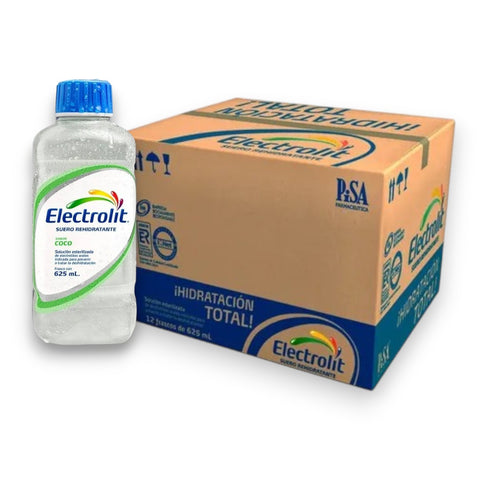 Pack2 caja Electrolito coco 24 botellas 625 ML