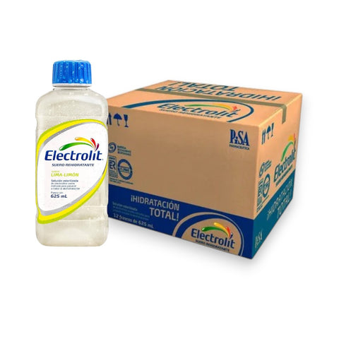 Pack2 caja Electrolito Lima-limon 24 botellas 625 ML