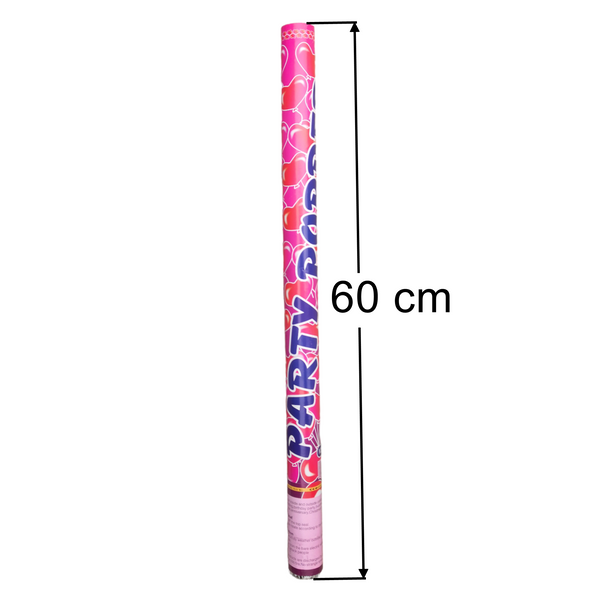 Bazuca lanzador Confeti Cañon party 60cm pack caja mayoreo
