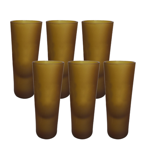 Vaso Caballito Tequilero Sauza Ambar 6 pz