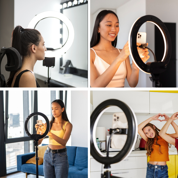 Tripie soporte para camara Aro de Luz ZP133
