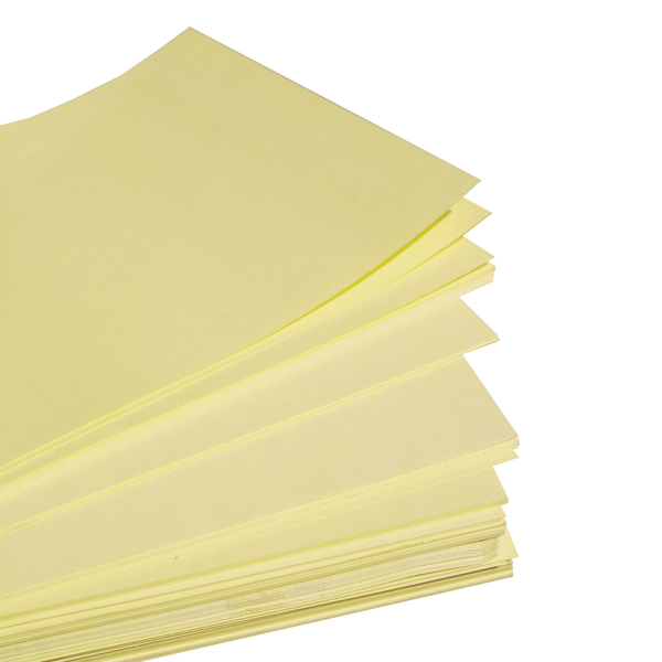 Papel Cartulina amarilla Tamaño Carta pack 500 Hojas