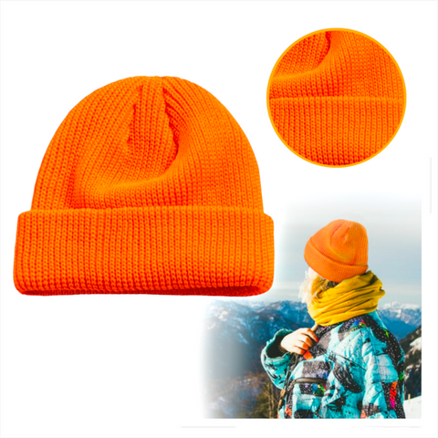 Gorro y Pasamontaña Térmico Color Naranja