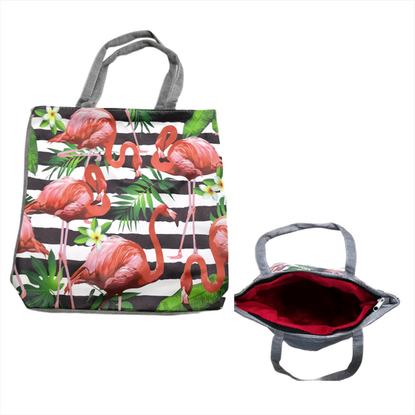 Bolsa De Playa Viaje Ecológica De Tela Estampado Animales