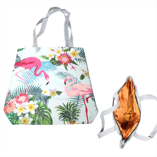 Bolsa De Playa Viaje Ecológica De Tela Estampado Animales
