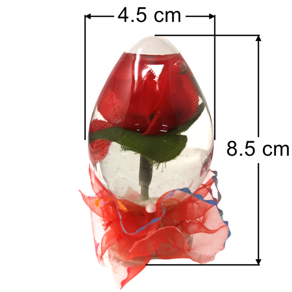 Rosas Encapsuladas en Agua Luz Led Pack 12pz San Valentin