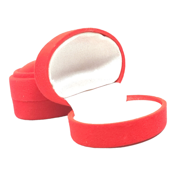 50 Estuche/caja Terciopelo Rojo Anillo/joyeria