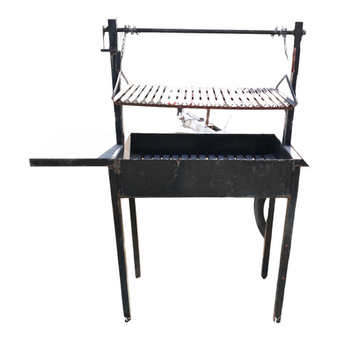 Asador De Carbon Con Sistema Parrilla De Elevacion Usado