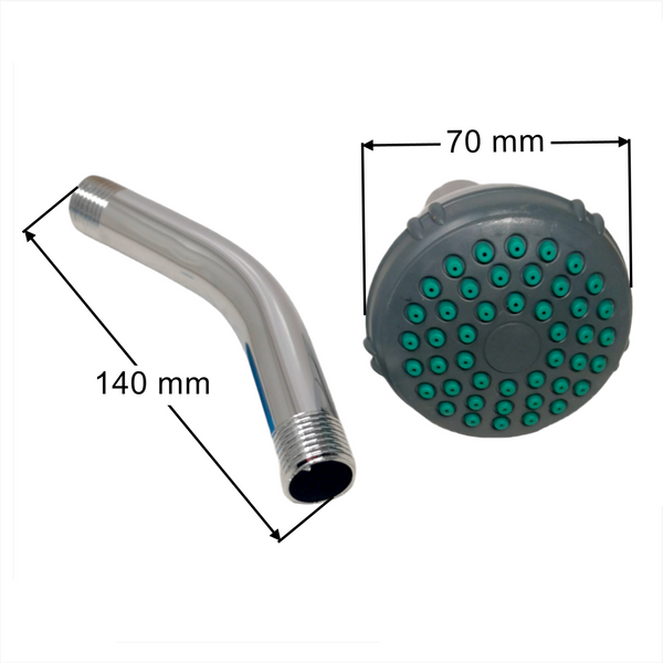 Regadera Cebolleta Antisarro Cromada Xf8510 Xifer
