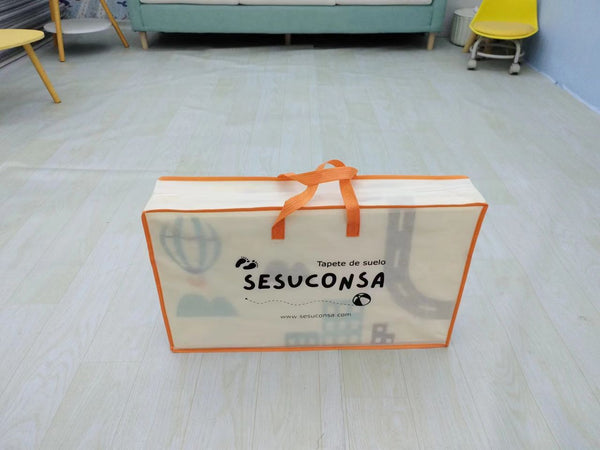 Caja mayoreo Tapete Bebe Plegable Reversible XPE Foamy 6 pzs