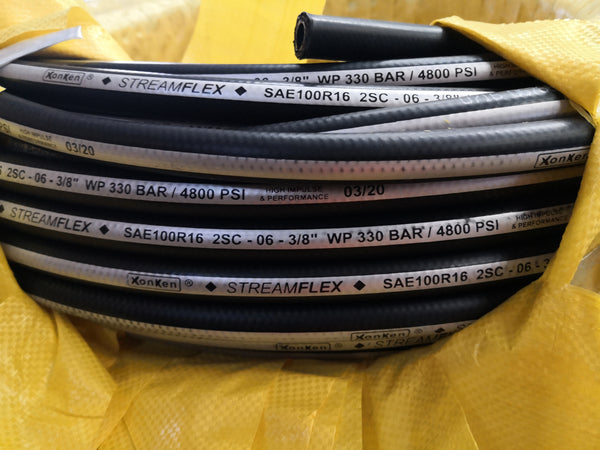 Manguera Streamflex SAE100R16 2SC-06-3/8" WP 330 BAR/4800 PSI