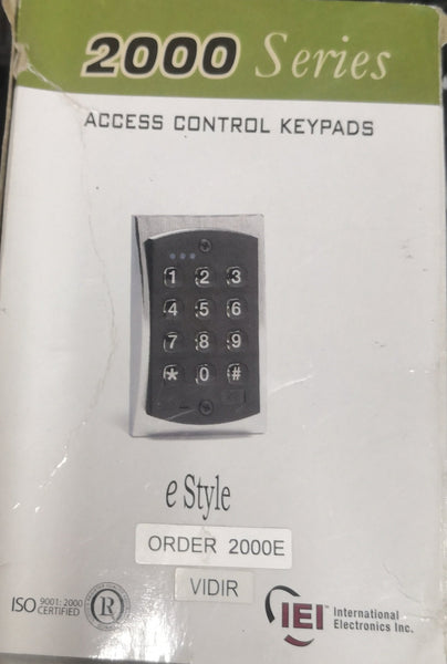 Teclado control Acceso para Puerta Nortek 2000E