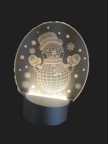 Lampara de Noche Navideña led 3D Decorativa Hogar