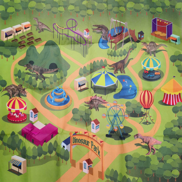 Caja Parque Jurasico Dinosaurios Paradise set 89 pzs