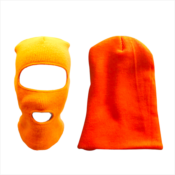 Pack 20 Gorro y pasamontañas Térmico Color Naranja