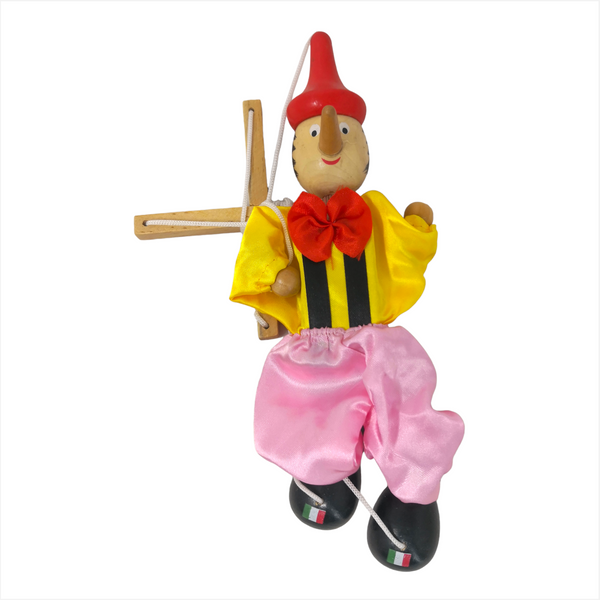 Marioneta títere didáctica juguete hilos infantil artesanal