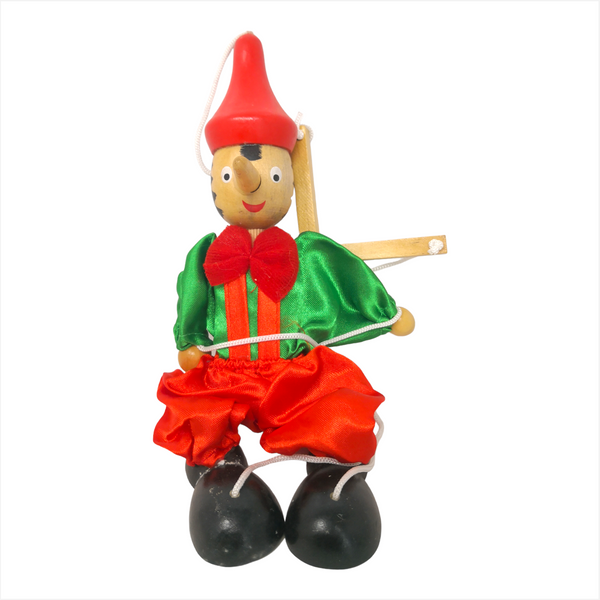 Marioneta títere didáctica juguete hilos infantil artesanal