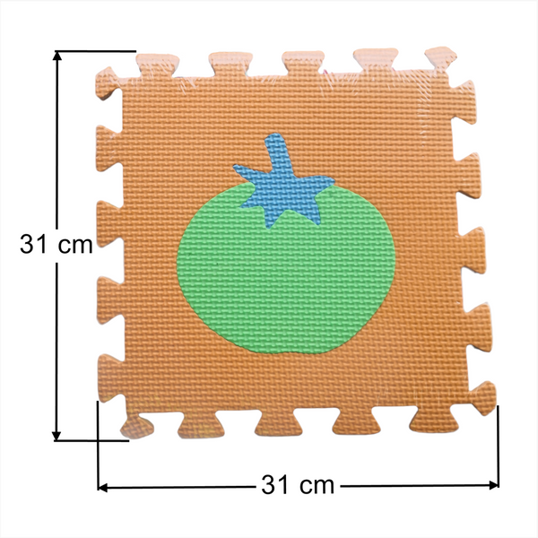 Tapete Foamy Armable 31X31 x .08  Cm Infantil 10 Pza Figuras