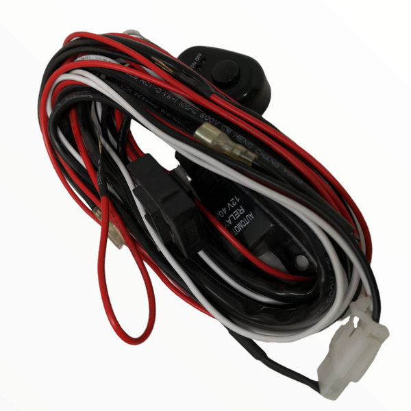 Cable Arnés Automotriz Boton y Relay 12V 40ª.