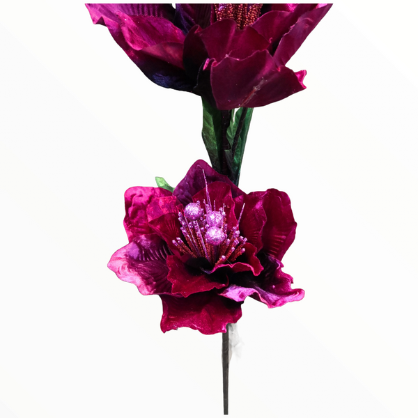 Flores Ramo Fantasía Decorativauj pack 6 guias.